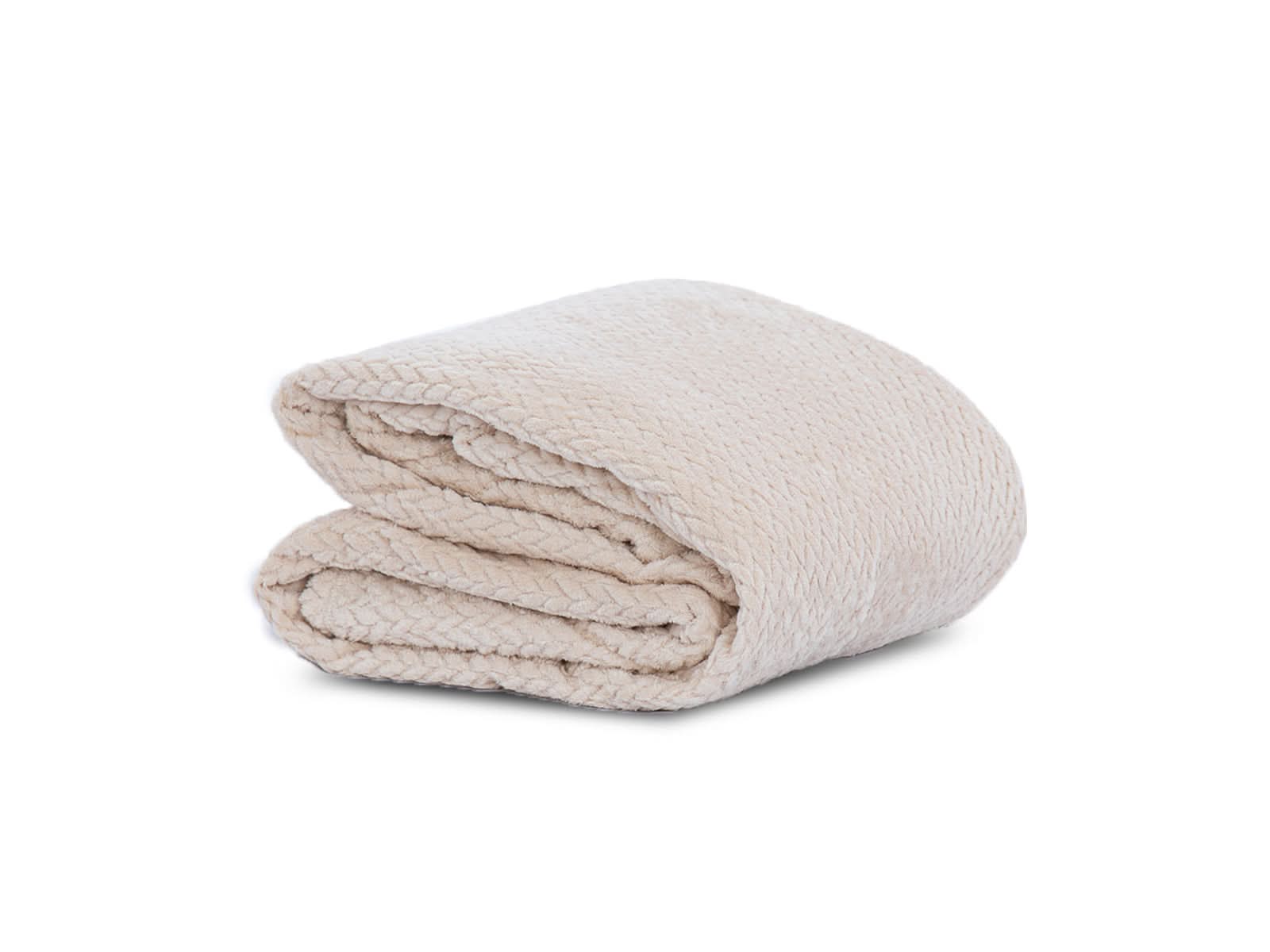 Cobija Microfleece Trenza #Color_OldLace
