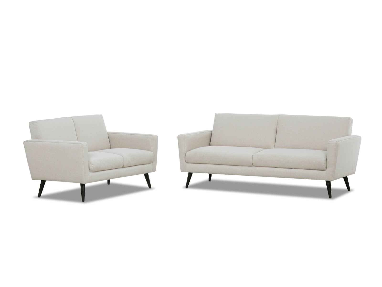 Sala Madison Patas Negras #Color_Beige"T48100"