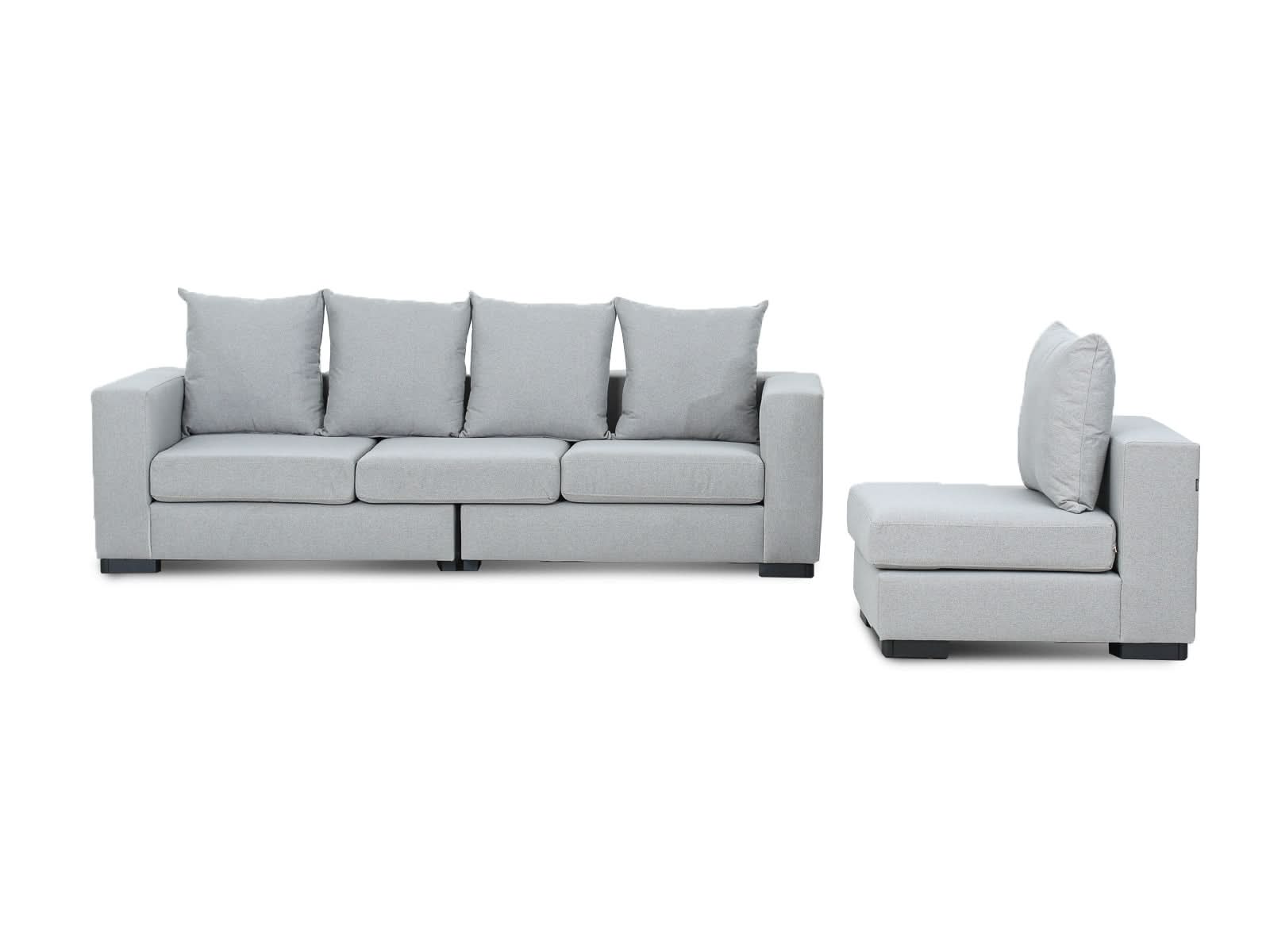 Sala Isabella 2P #Color_Silver"T36912"