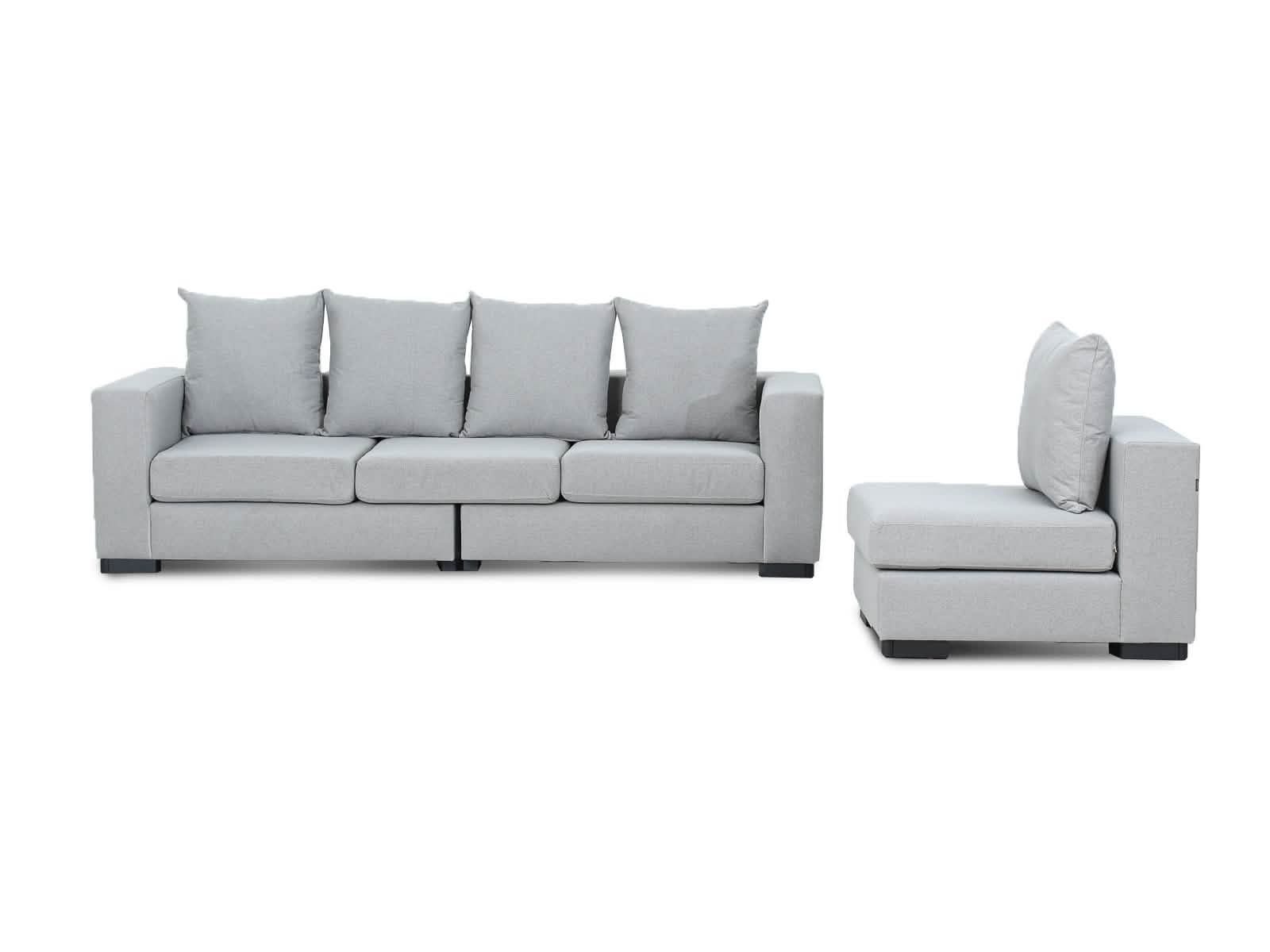 Sala Isabella 2P #Color_Silver"T36912"