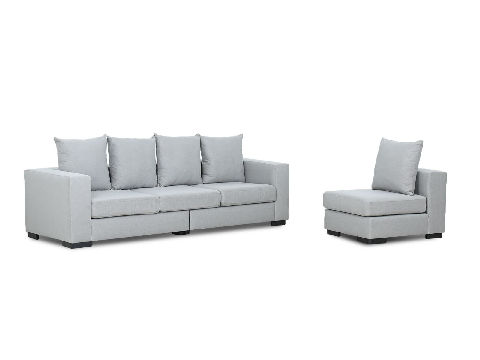 Sala Isabella 2P #Color_Silver"T36912"