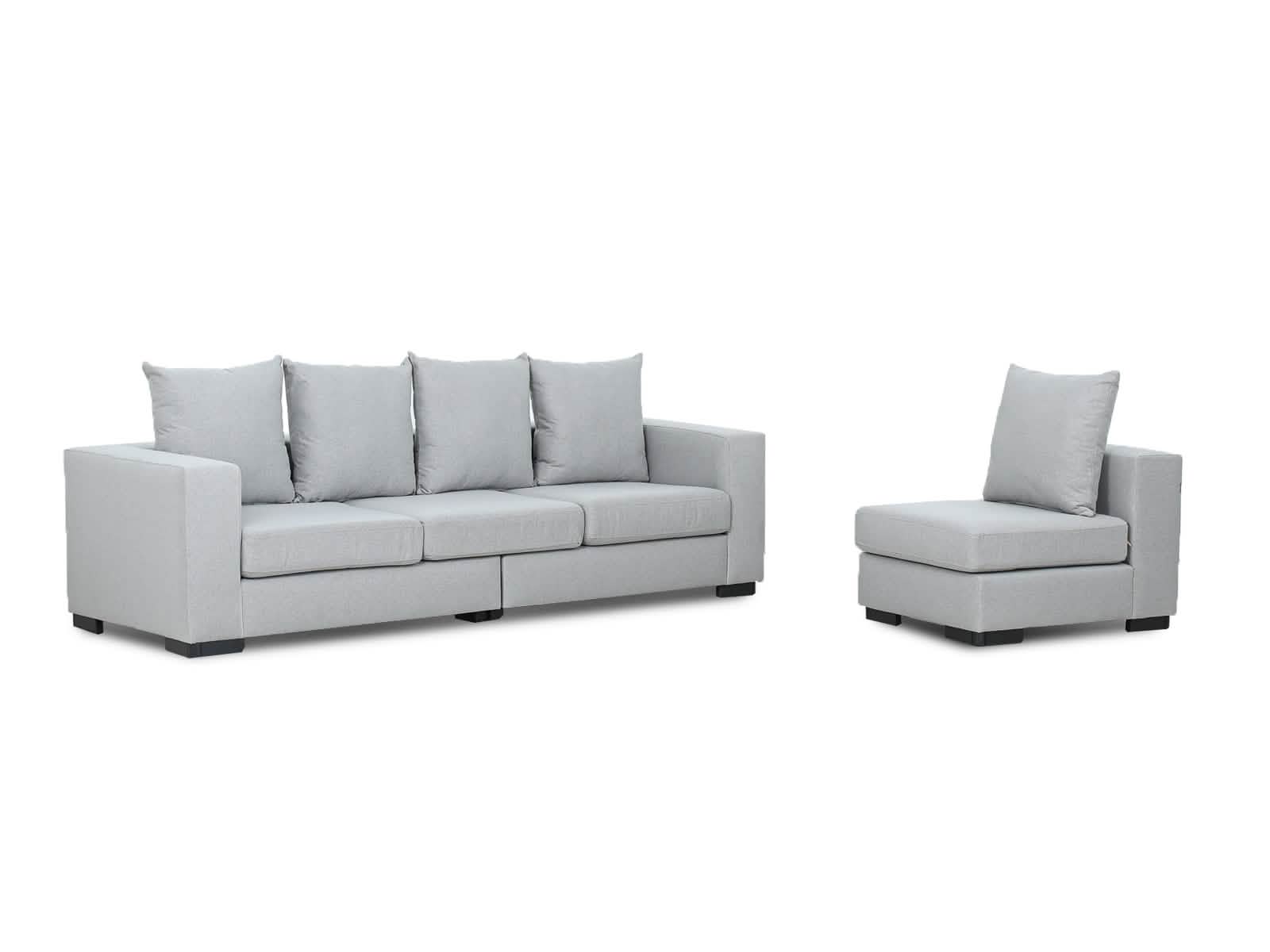 Sala Isabella 2P #Color_Silver"T36912"