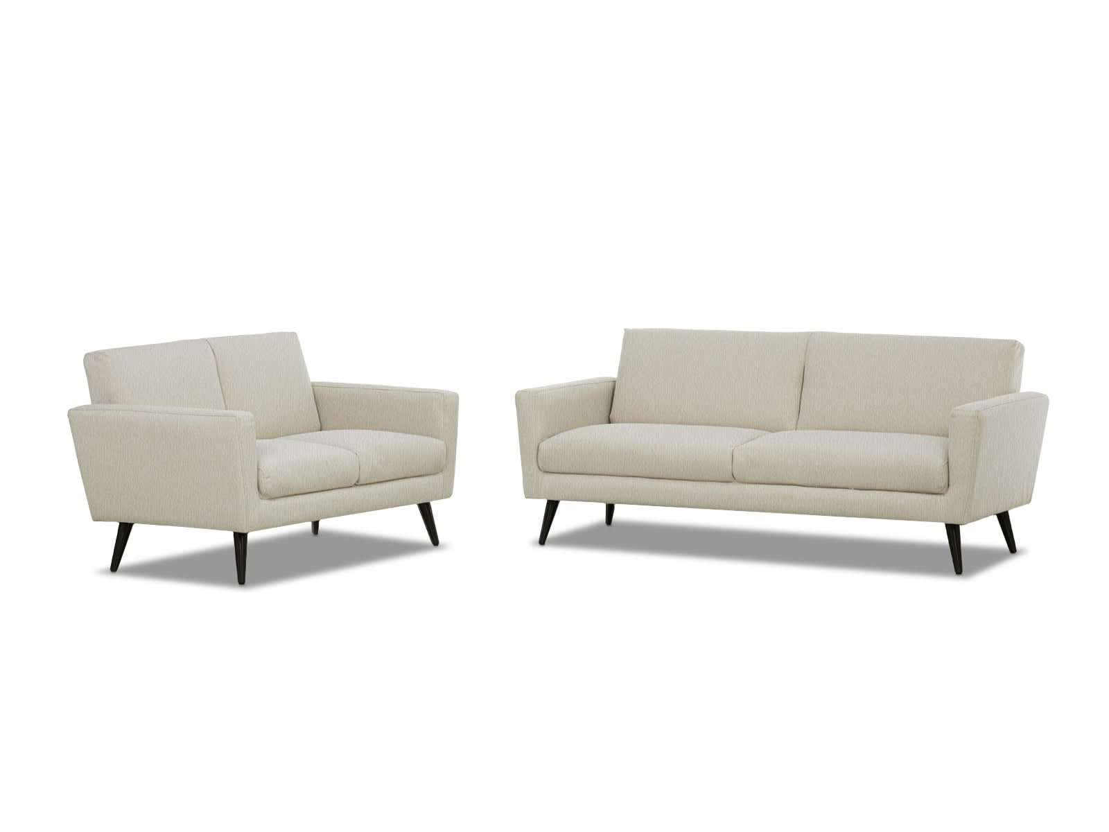 Sala Madison Patas Negras #Color_Beige"T46100"