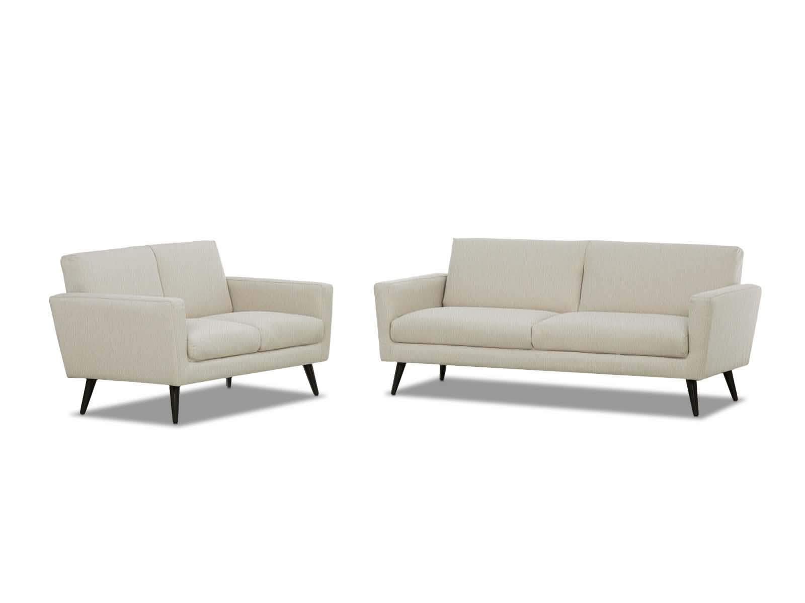 Sala Madison Patas Negras #Color_Beige"T46100"