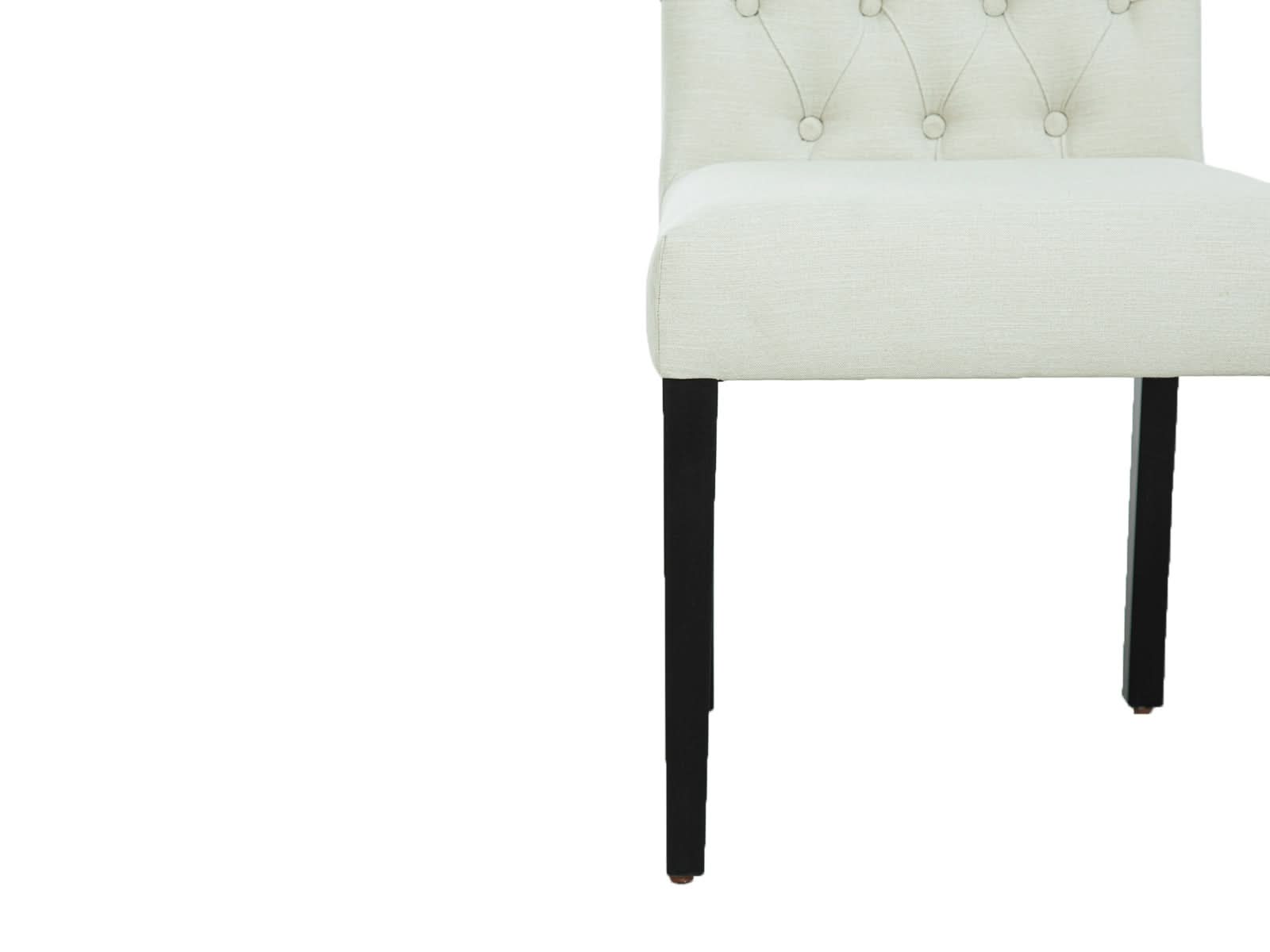 Silla Martini Capitoneada C/Negro #Color_OldLace"T38107"