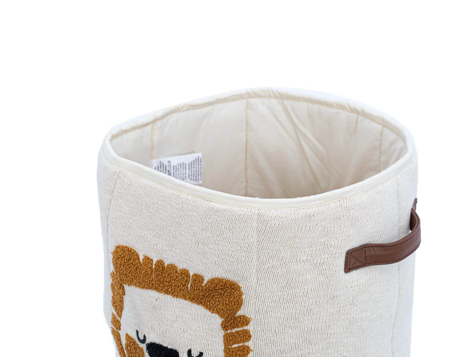 Canasta Infantil Leon Algodon