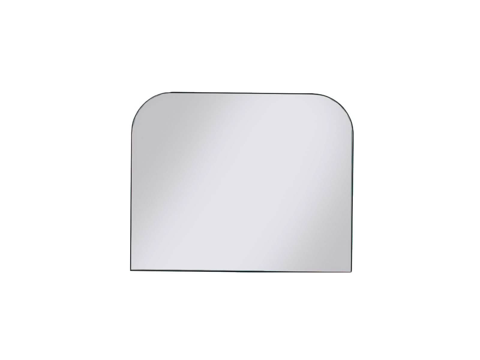 Espejo Arch Rectangular Borde Acero Negro