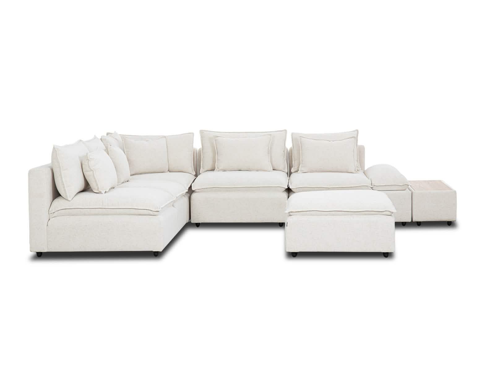 Sala Bella Modular 7P #Color_FloralWhite"T32102"