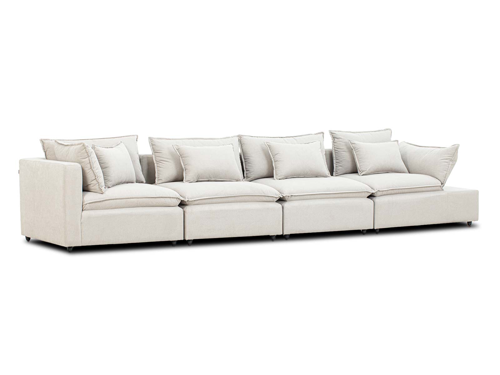 Sala Bella Modular 4P #Color_FloralWhite"T32102"