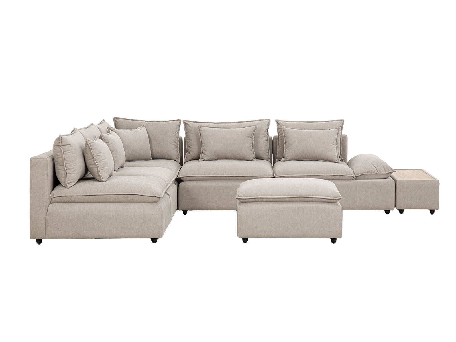 Sala Bella Modular 7P #Color_RosyBrown"T32900"