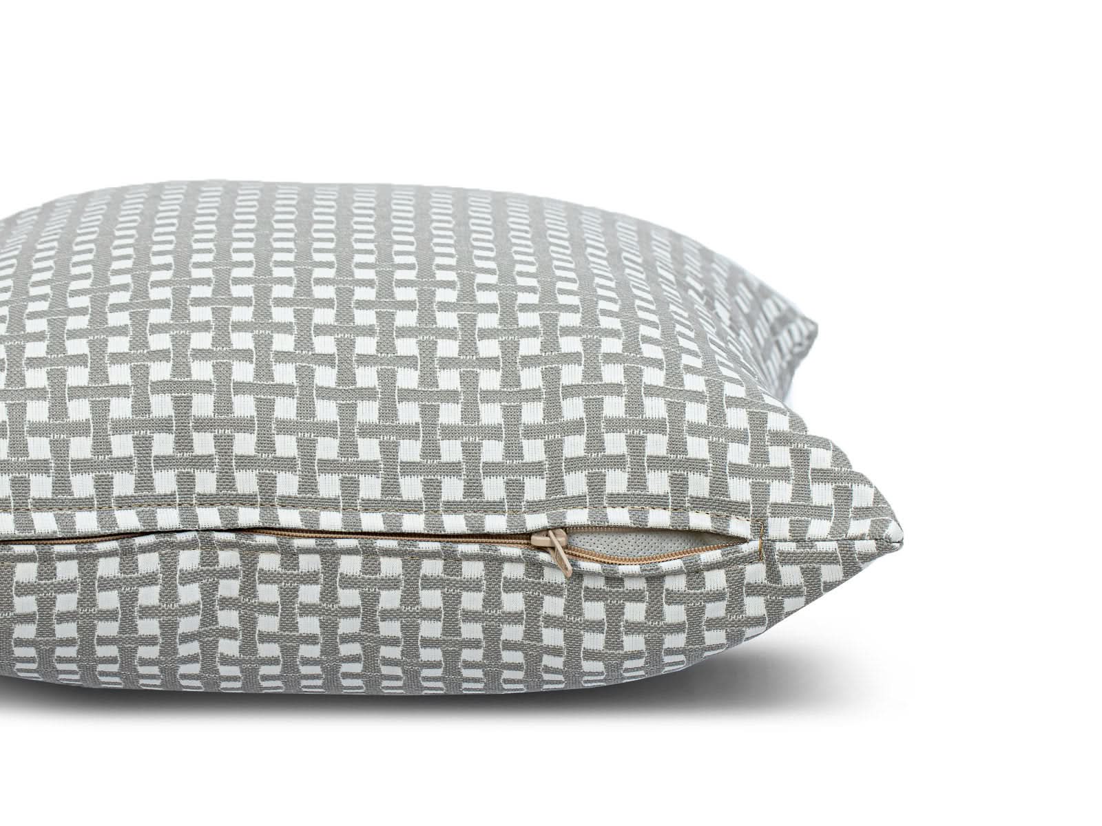 Cojin Outdoor Terrasse Gris Cuadros