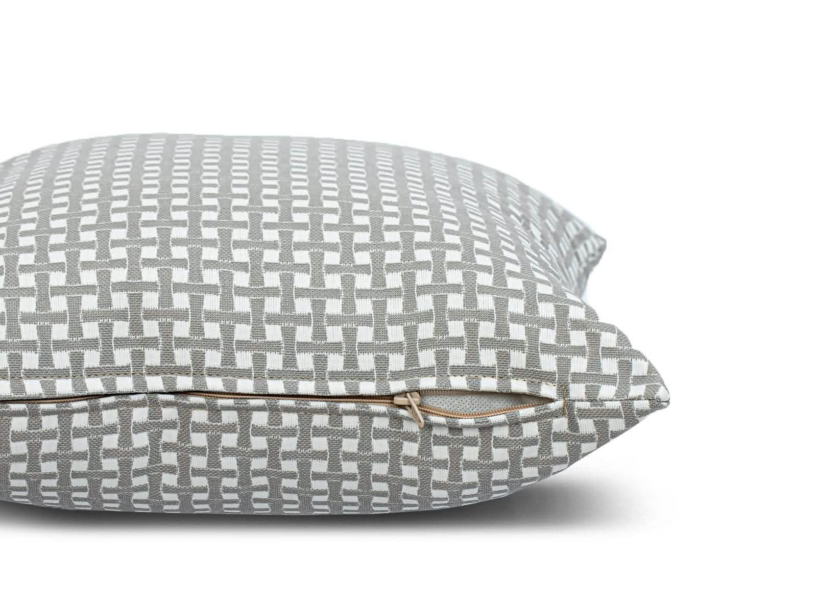 Cojin Outdoor Terrasse Gris Cuadros