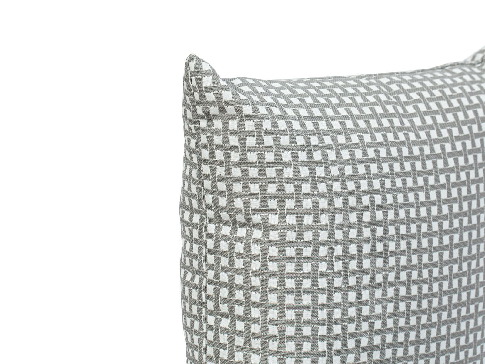 Cojin Outdoor Terrasse Gris Cuadros