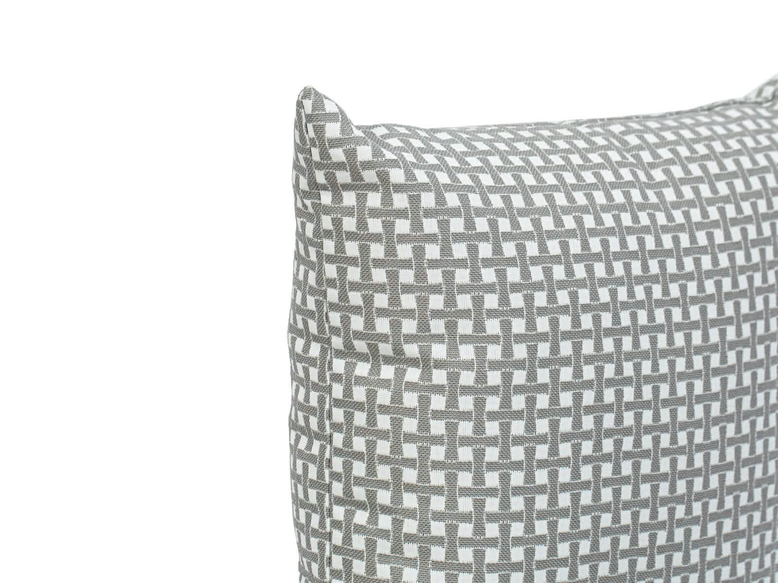 Cojin Outdoor Terrasse Gris Cuadros