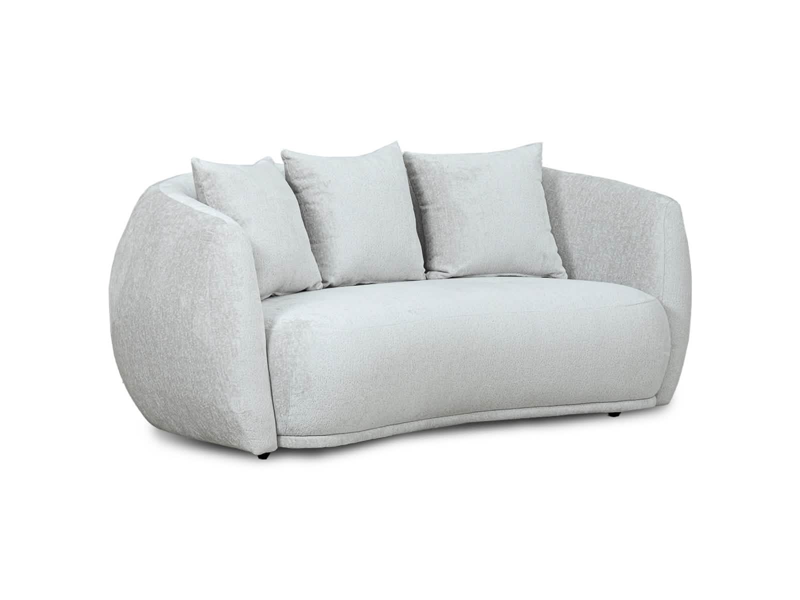 Loveseat Diana #Color_WhiteSmoke"T37927"