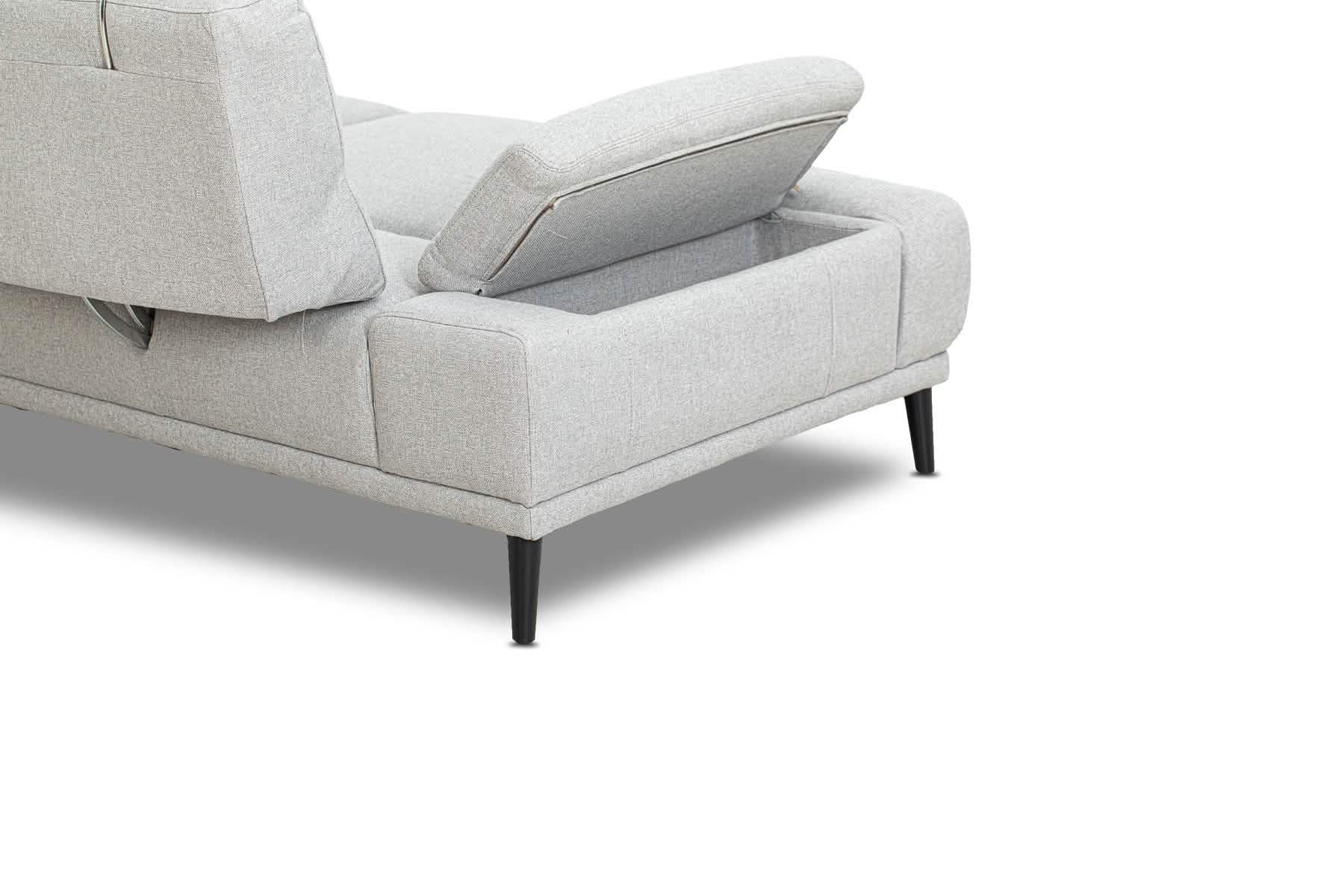 Sofa Acro Plus Triple V3 #Color_Silver"T36914"