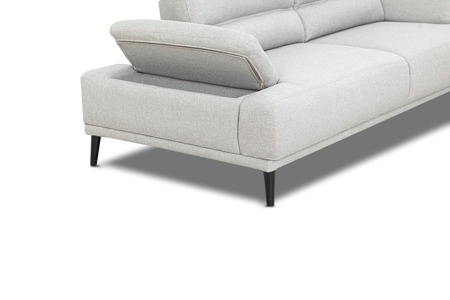 Sofa Acro Plus Triple V3 #Color_Silver"T36914"
