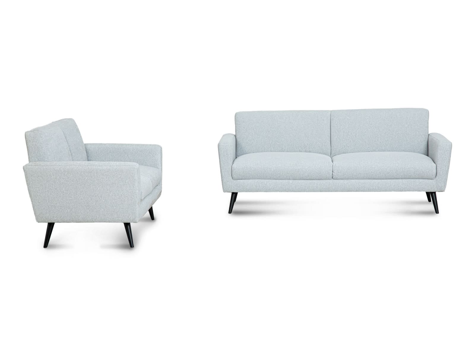 Sala Madison Patas Negras #Color_Gainsboro"T42904"