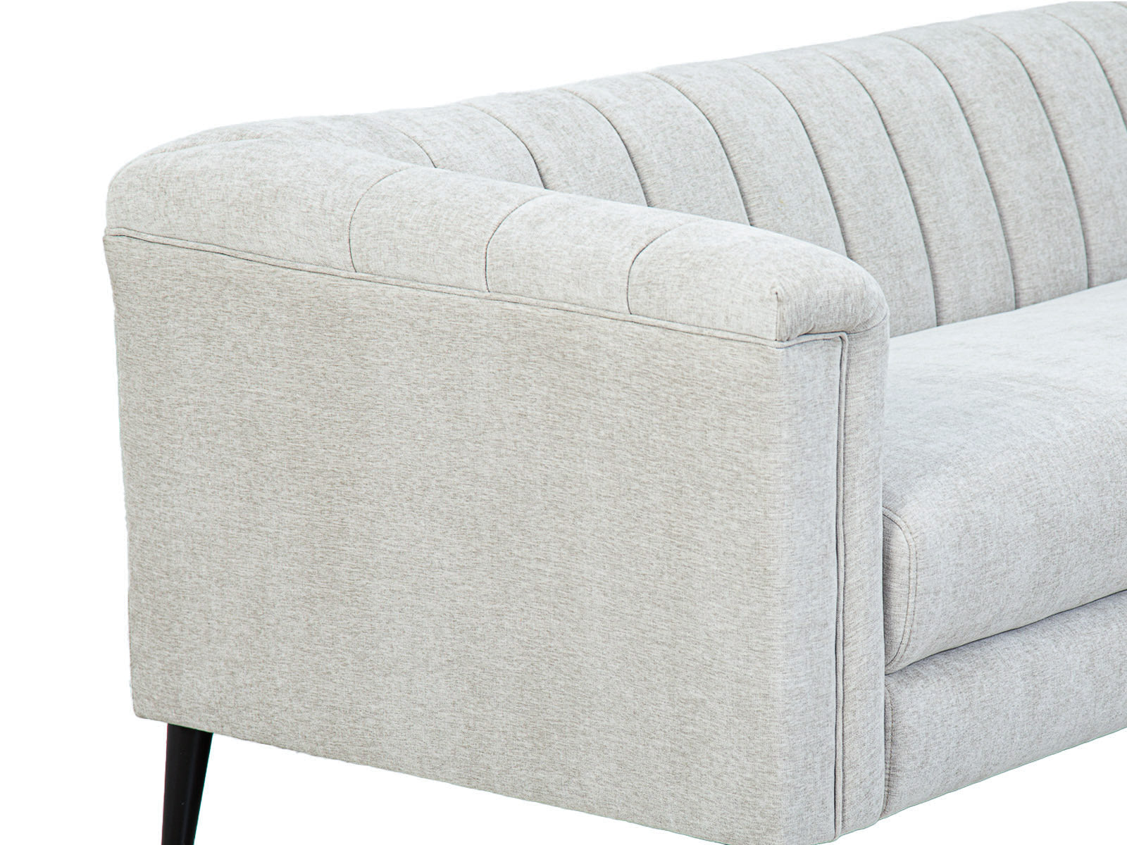 Sofa Triple Powell Met Black #Color_Gainsboro"T32104"