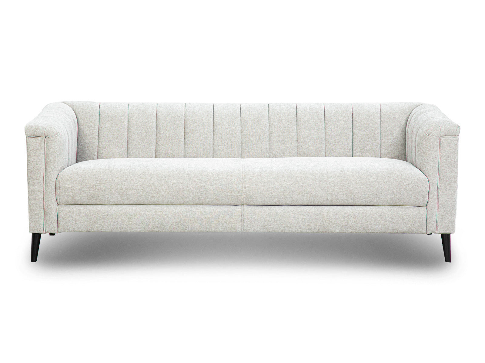 Sofa Triple Powell Met Black #Color_Gainsboro"T32104"