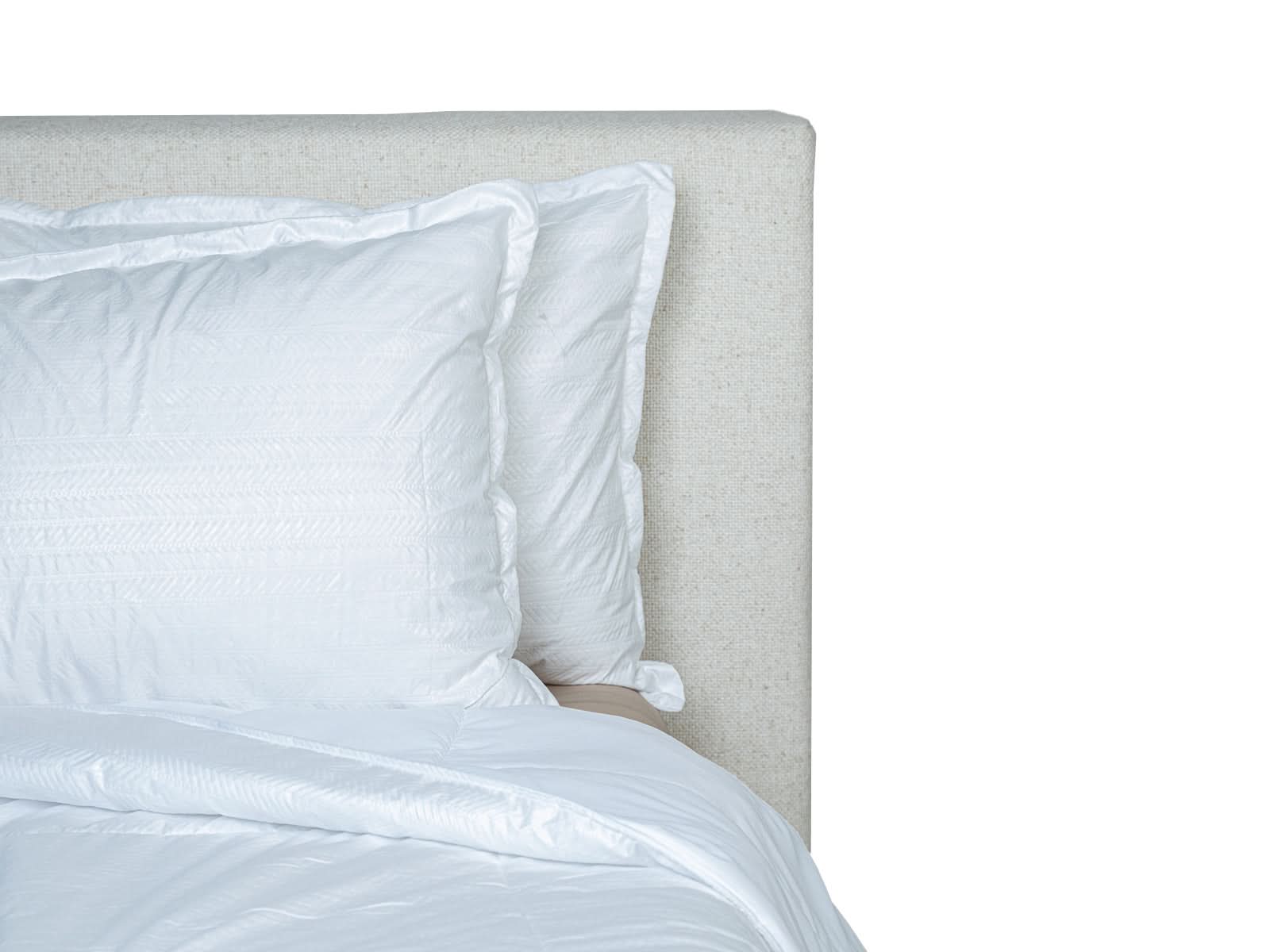 Cubrecama Harper Blanco Lineas