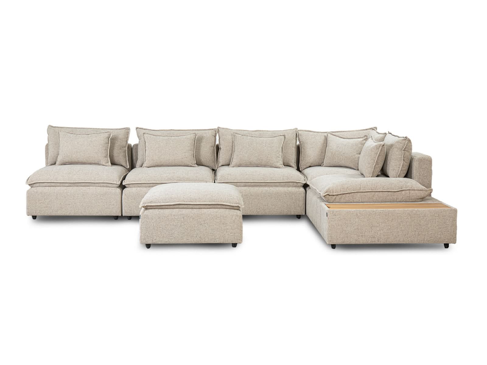 Sala Bella Modular 7P #Color_Tan"T32703"