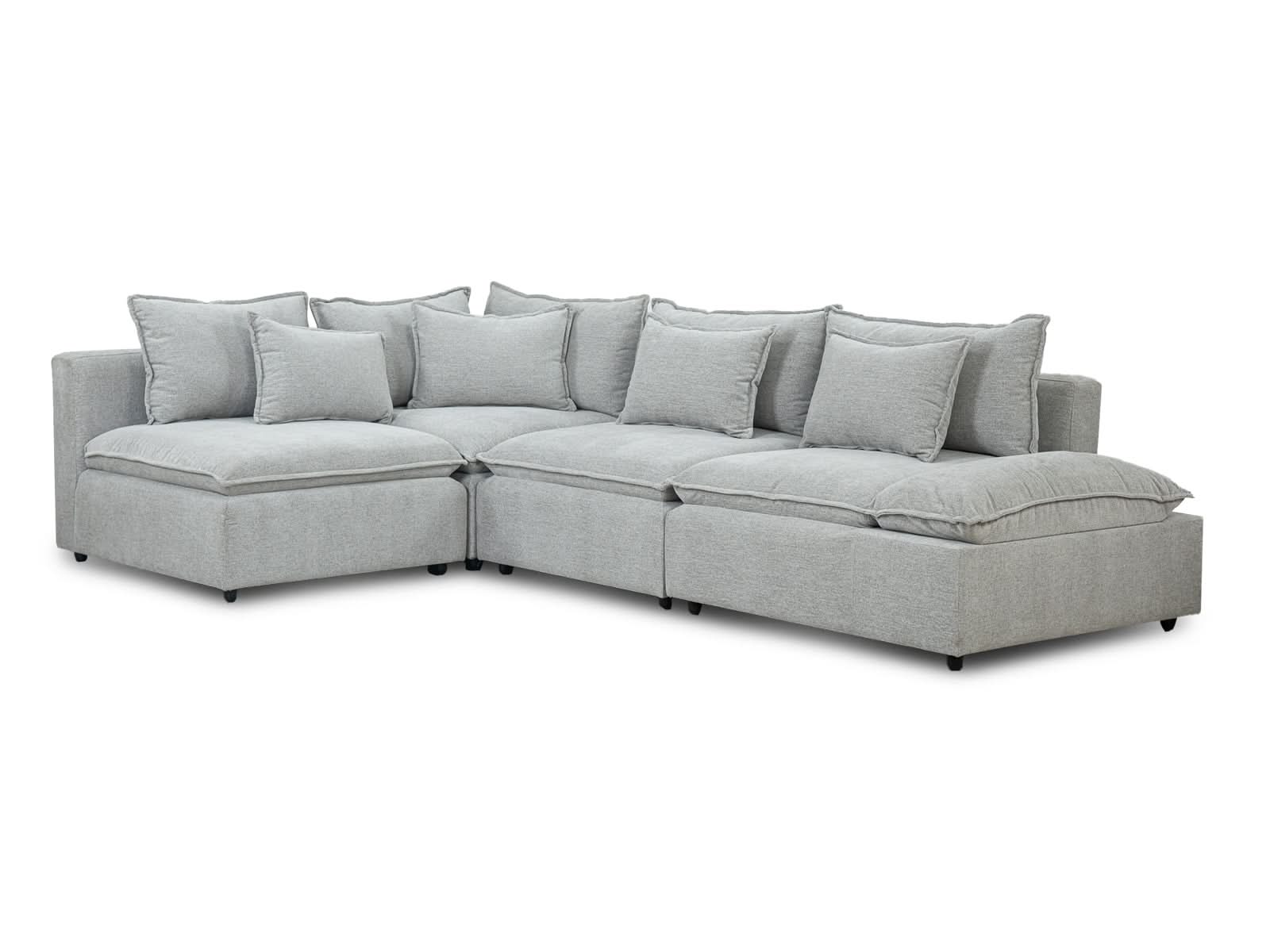 Sala Bella Modular 4P #Color_Silver"T36916"