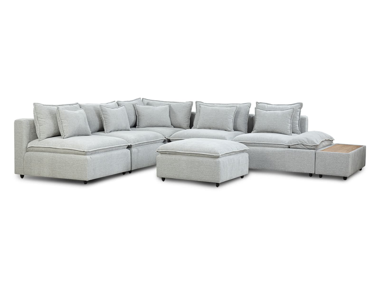 Sala Bella Modular 7P #Color_Silver"T36916"