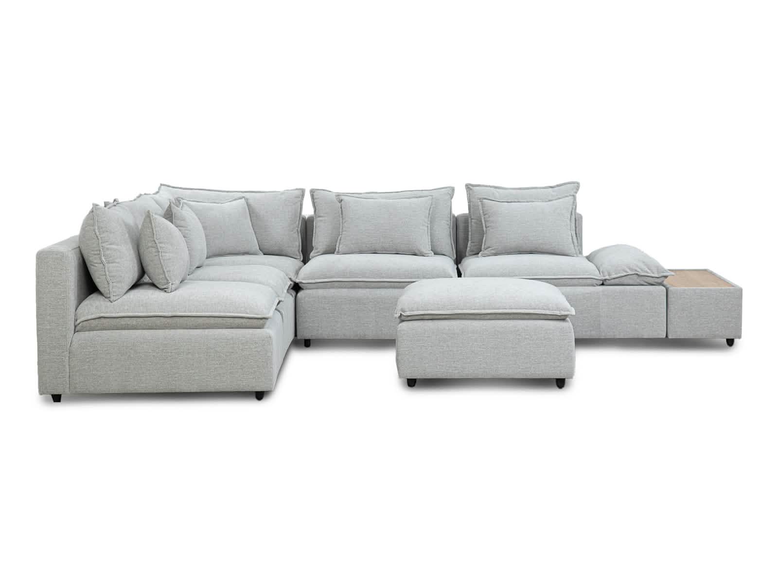 Sala Bella Modular 7P #Color_Silver"T36916"