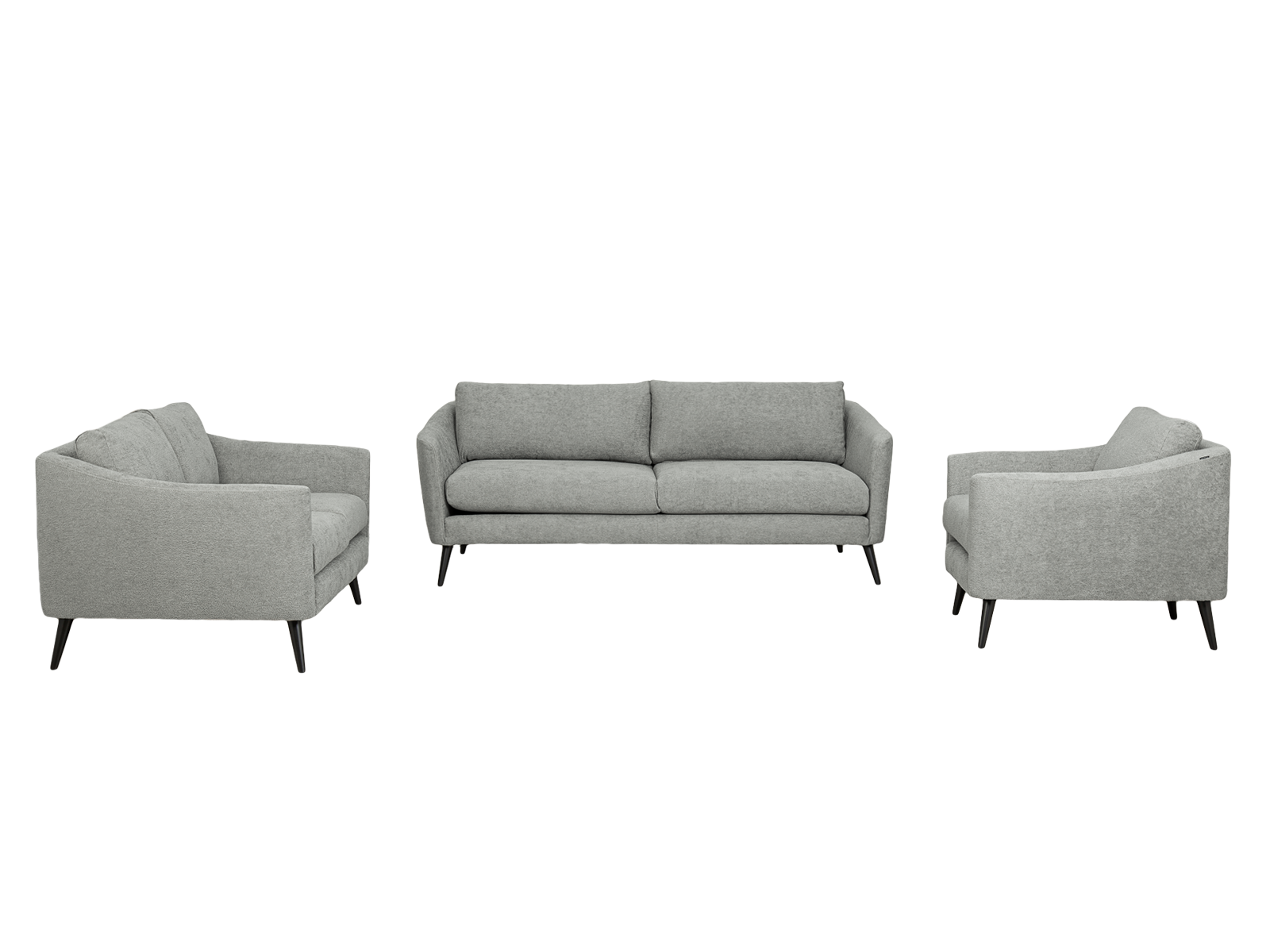 Sala Capri Soft 3P #Color_Gray"T37931"
