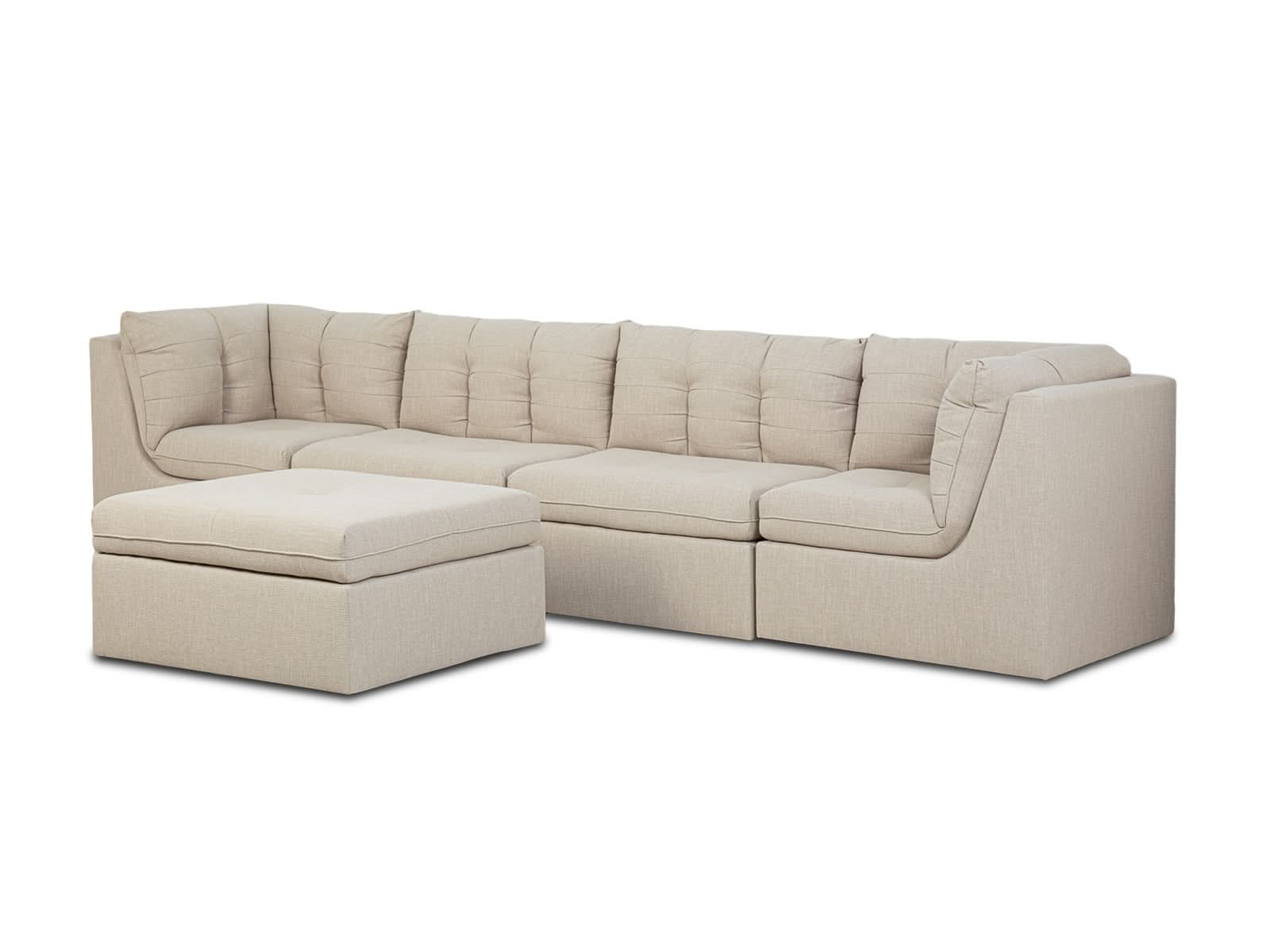 Sala Prisma Modular 5P #Color_Beige"T38702"