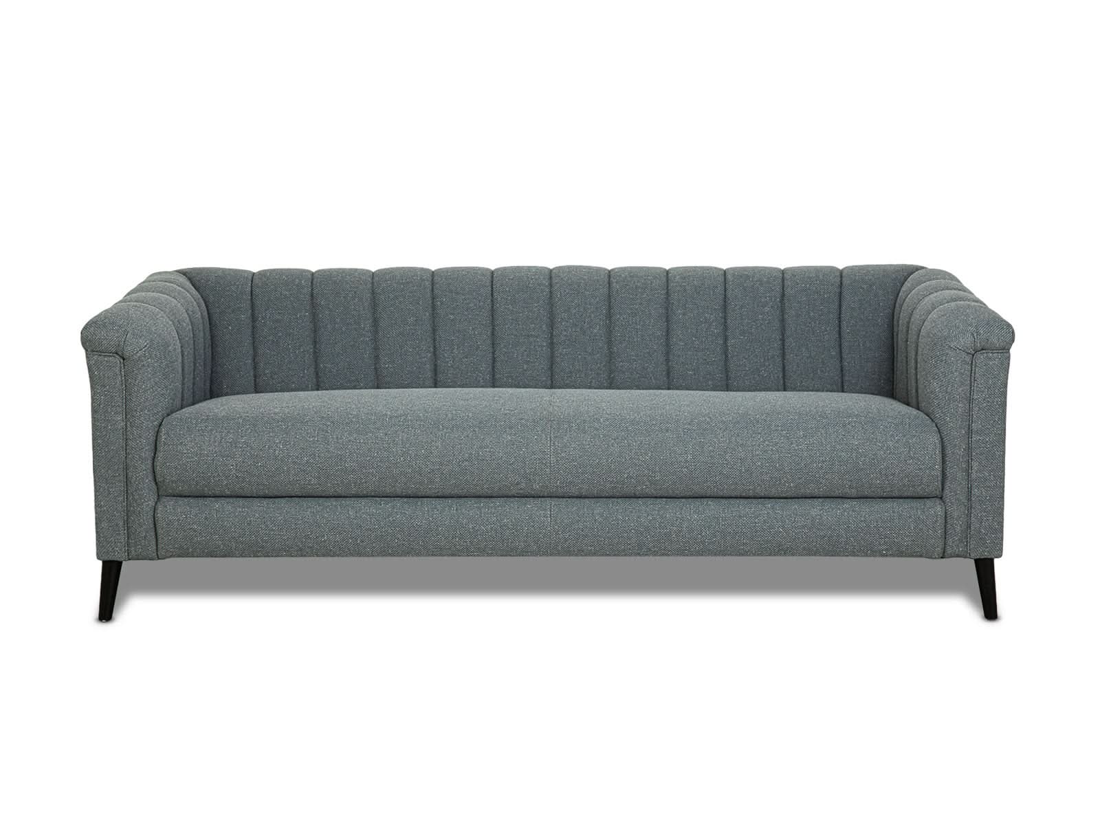 Sofa Triple Powell C/Met Black #Color_Denim"T36510"