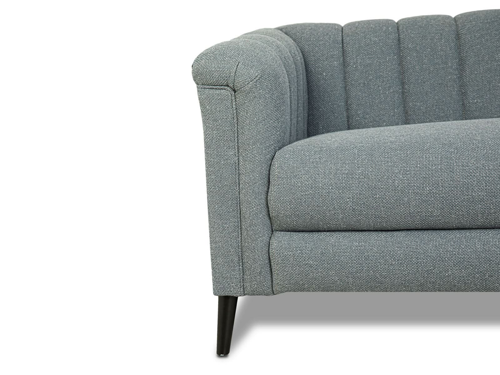 Sofa Triple Powell C/Met Black #Color_Denim"T36510"