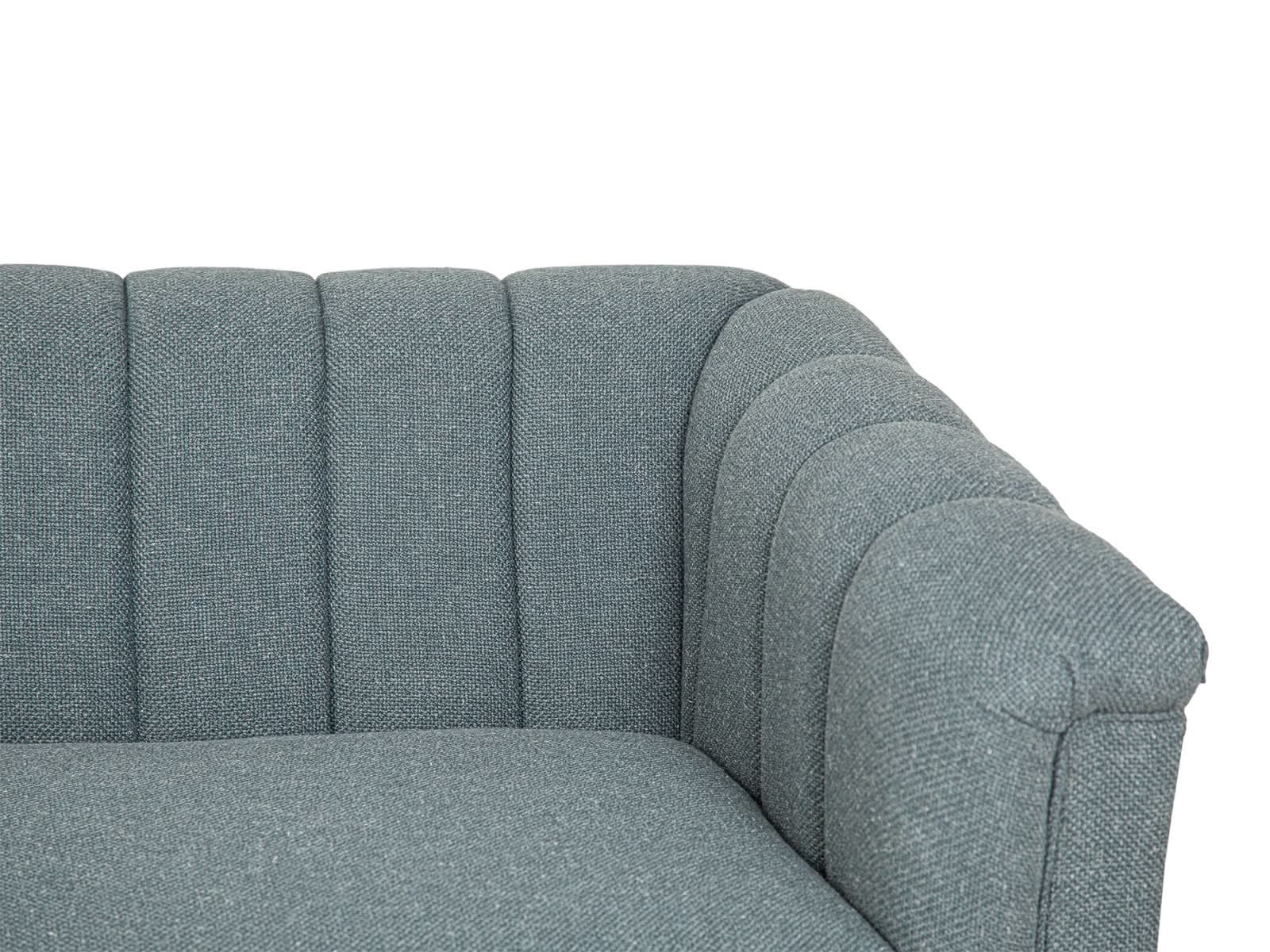 Sofa Triple Powell C/Met Black #Color_Denim"T36510"