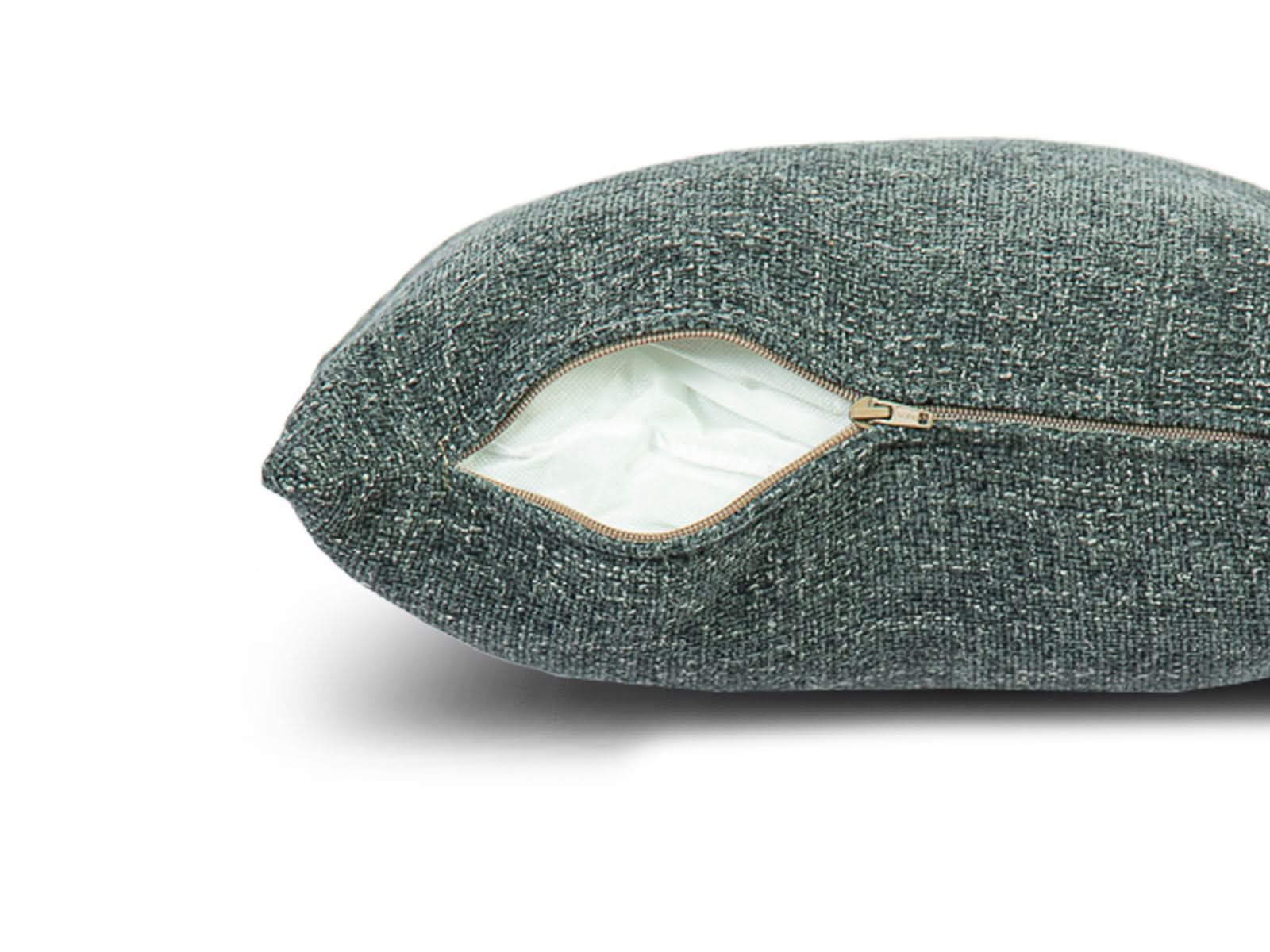 Cojin Costal Boho Verde Azulado