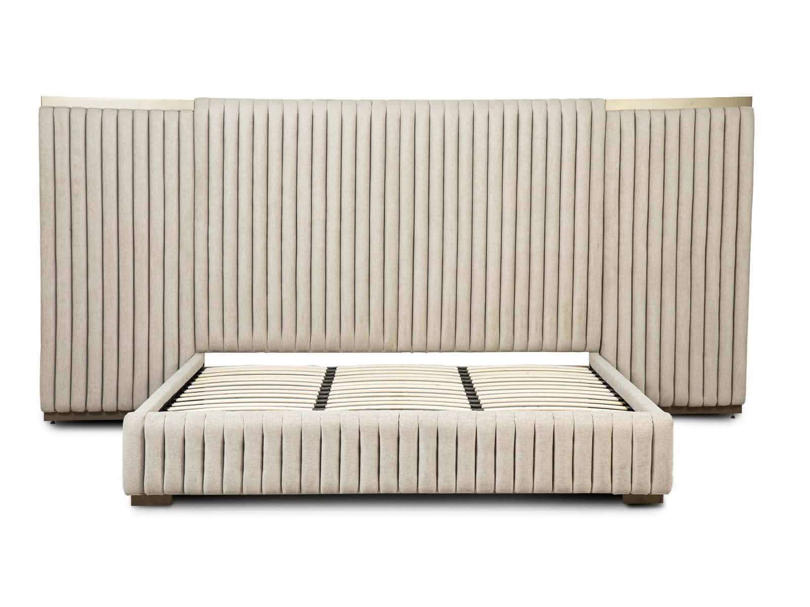 Cama Kioto Paneles Laterales #Color_Beige"T46900"