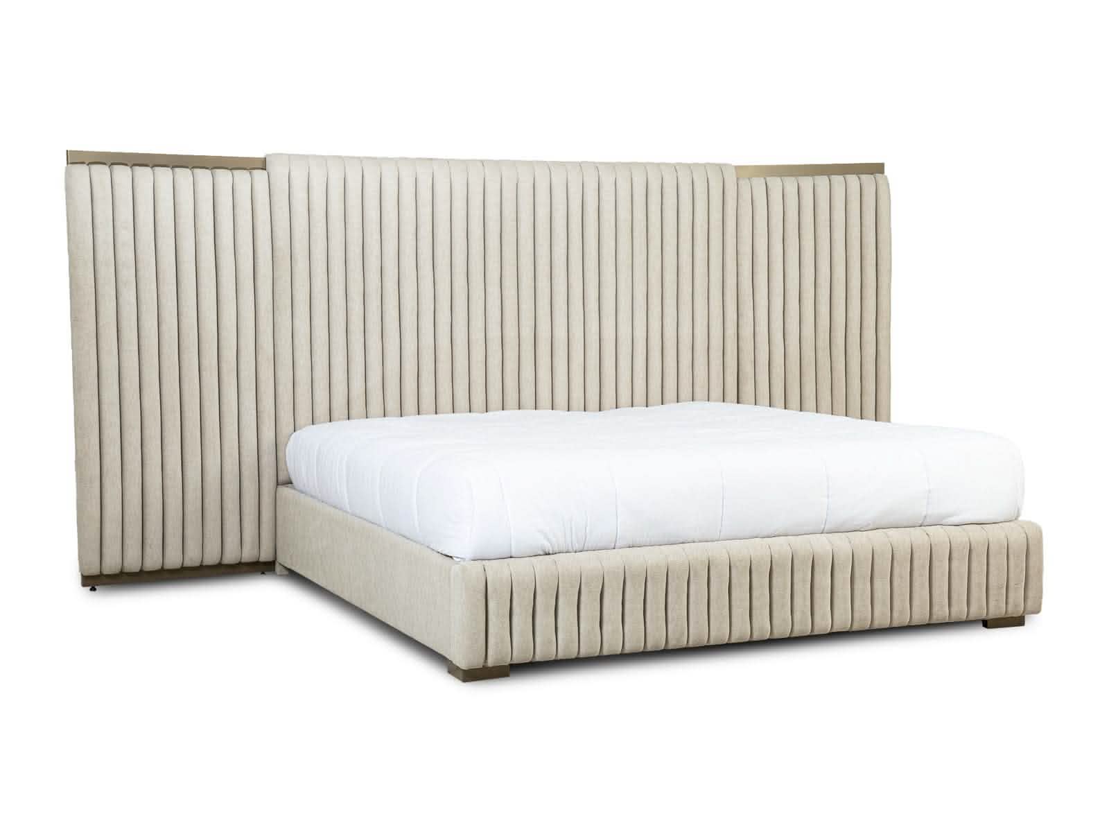 Cama Kioto Paneles Laterales #Color_Beige"T46900"