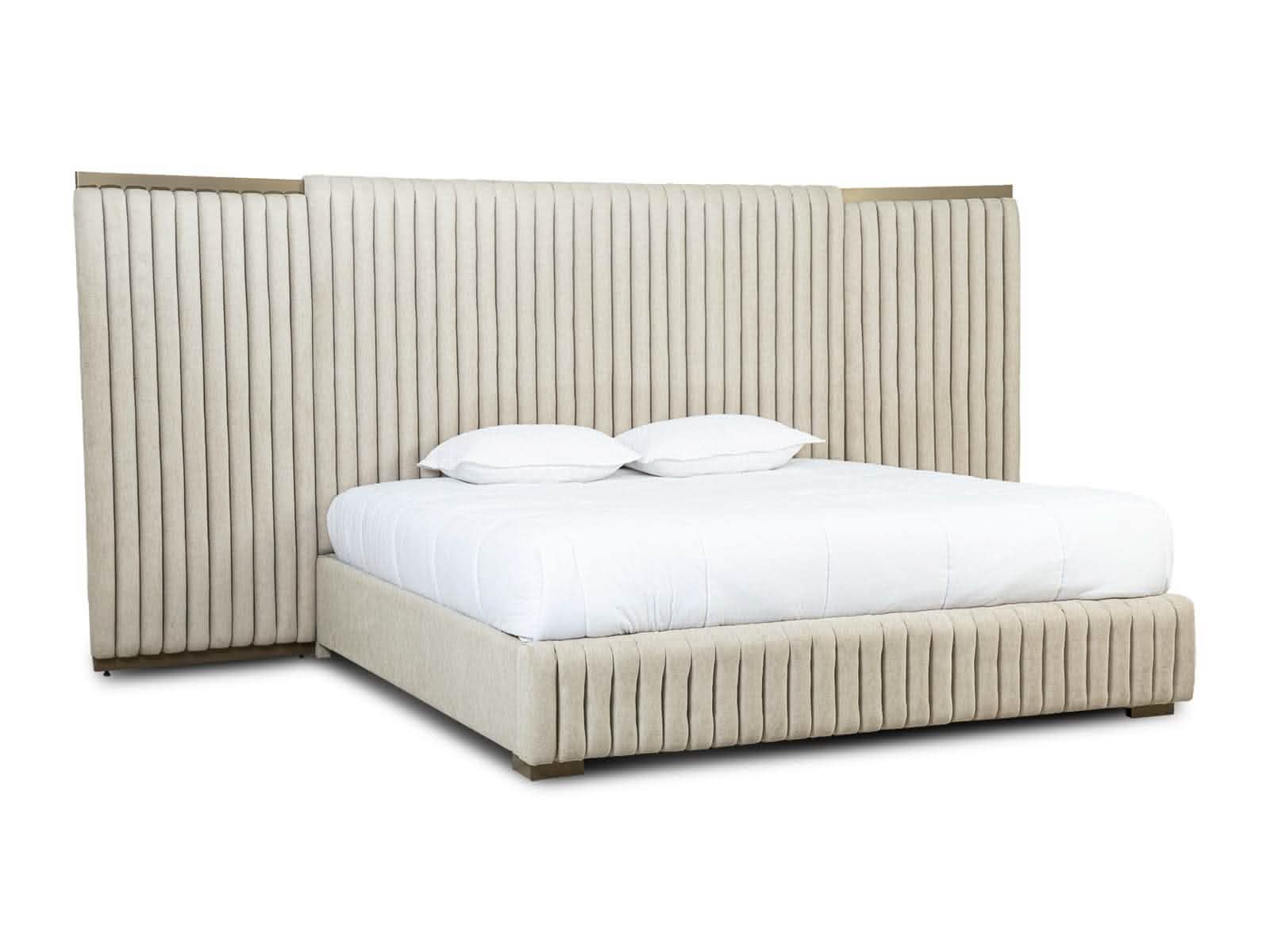 Cama Kioto Paneles Laterales #Color_Beige"T46900"