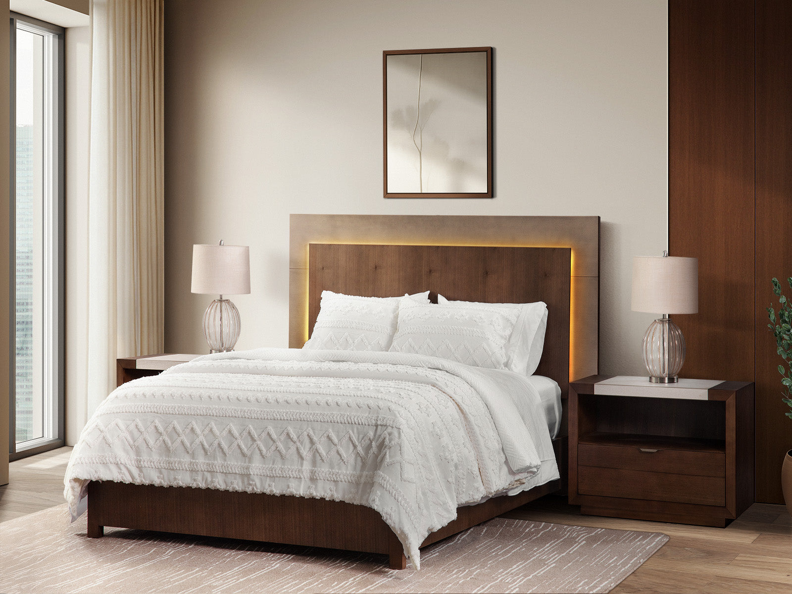 Cama Messina Gray