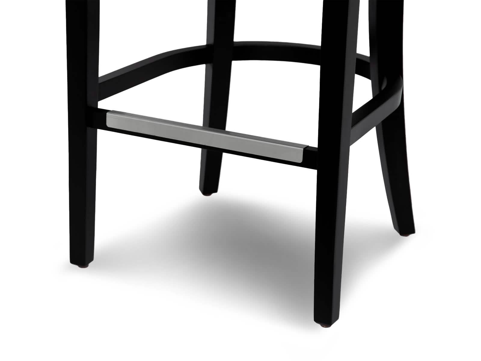 Taburete Bar Sonata Negro #Color_Silver"T3293"