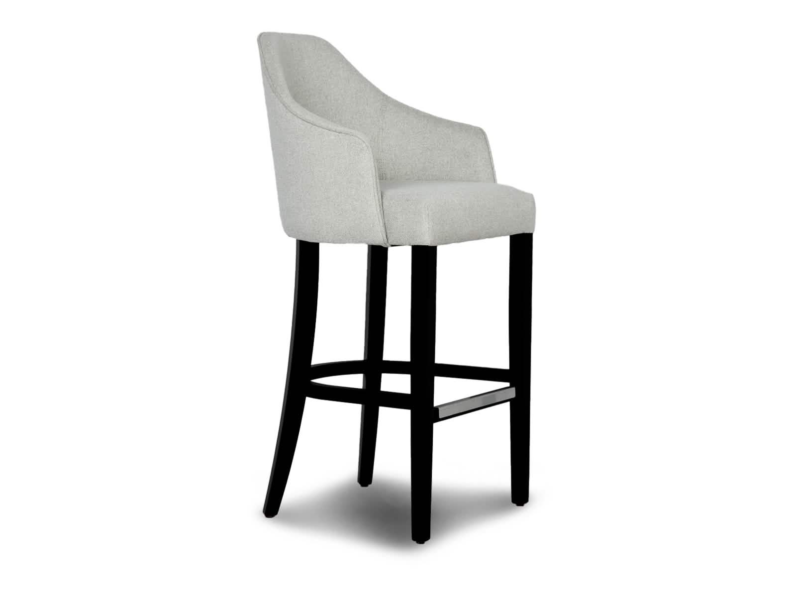 Taburete Bar Sonata Negro #Color_Silver"T3293"