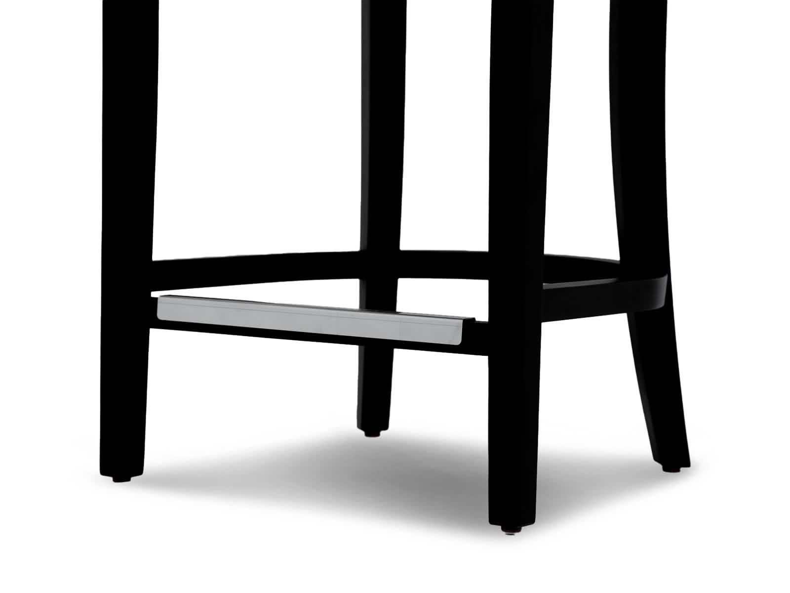 Taburete Cocina Sonata Negro #Color_Silver"T3293"