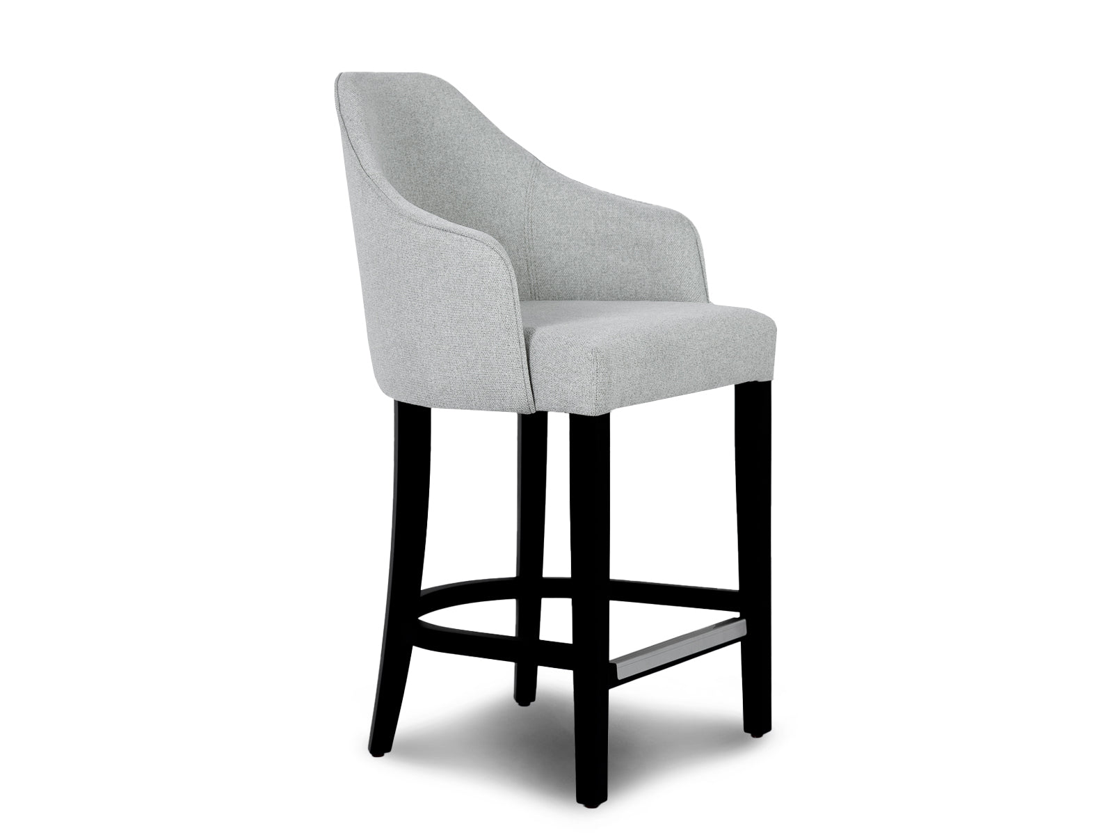 Taburete Cocina Sonata Negro #Color_Silver"T3293"