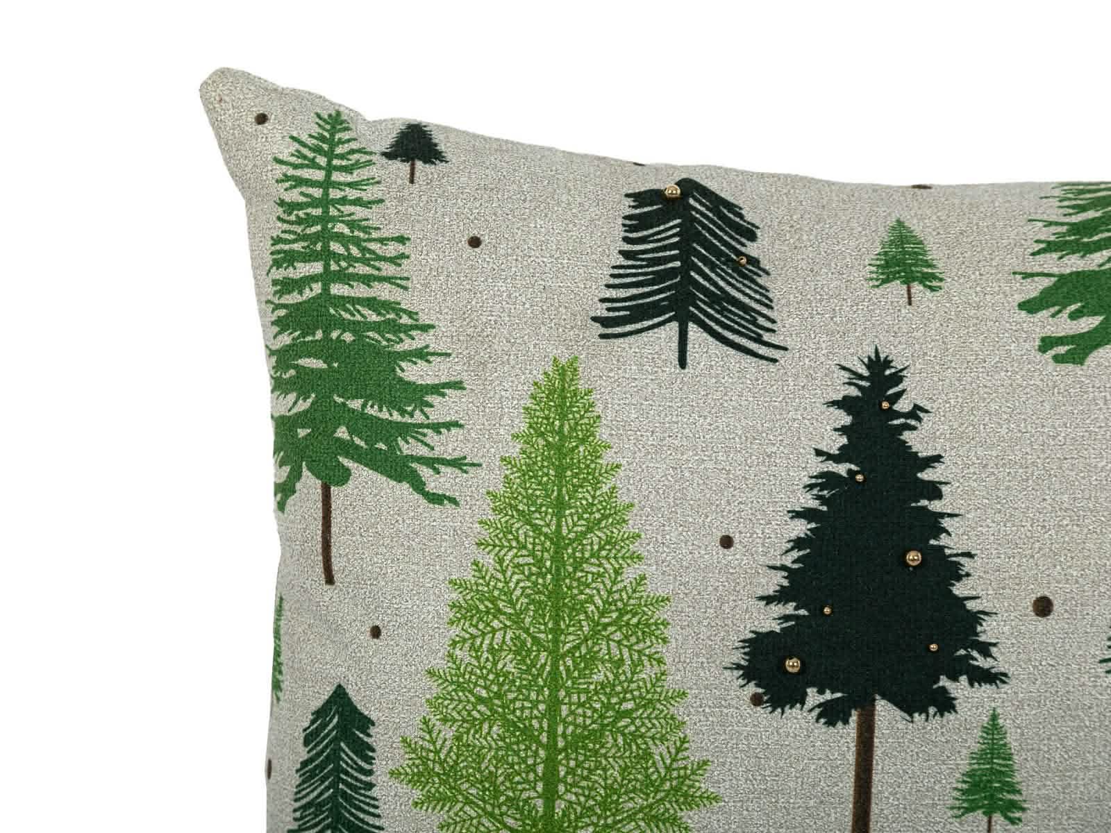 Cojin Arboles Navidad #Color_Gris