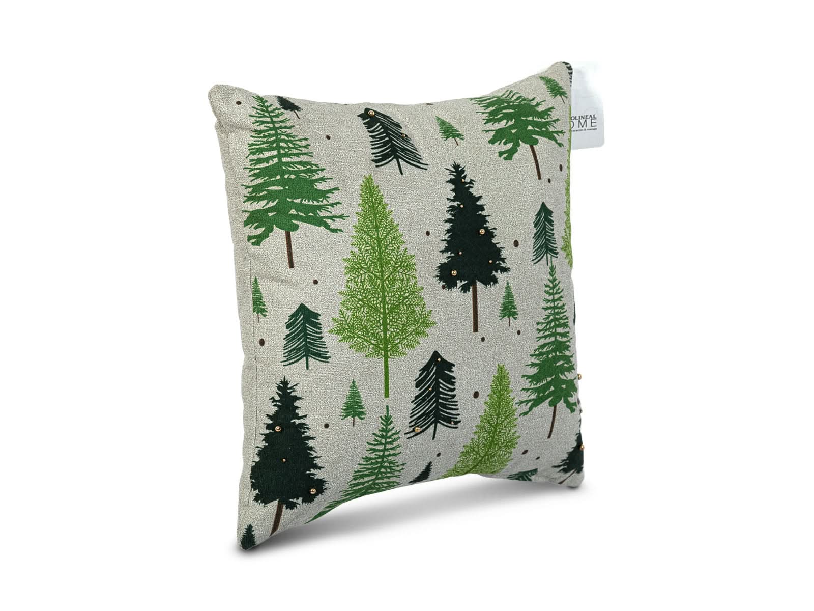 Cojin Arboles Navidad #Color_Gris