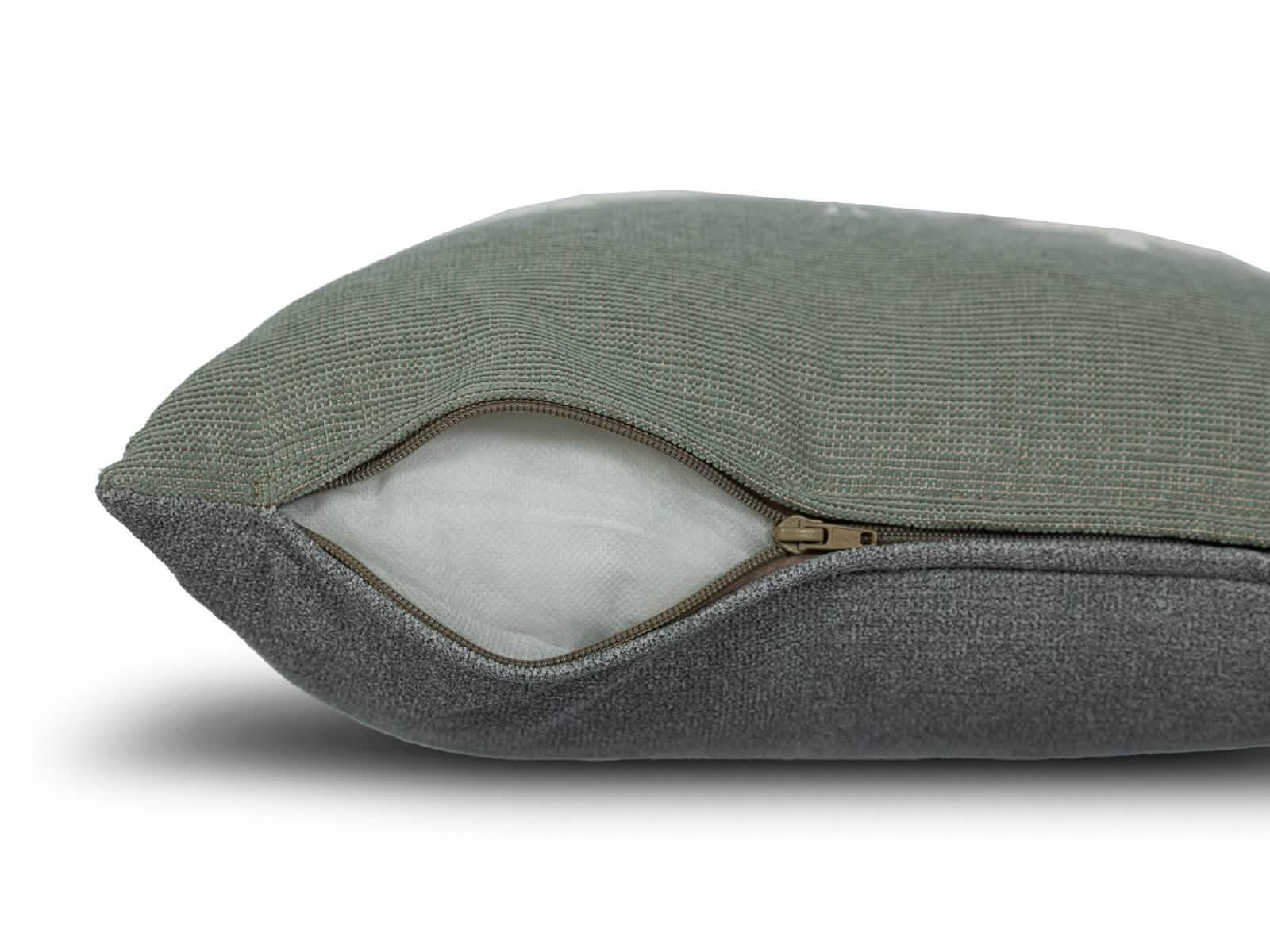 Cojin Verde con Arboles Navidad