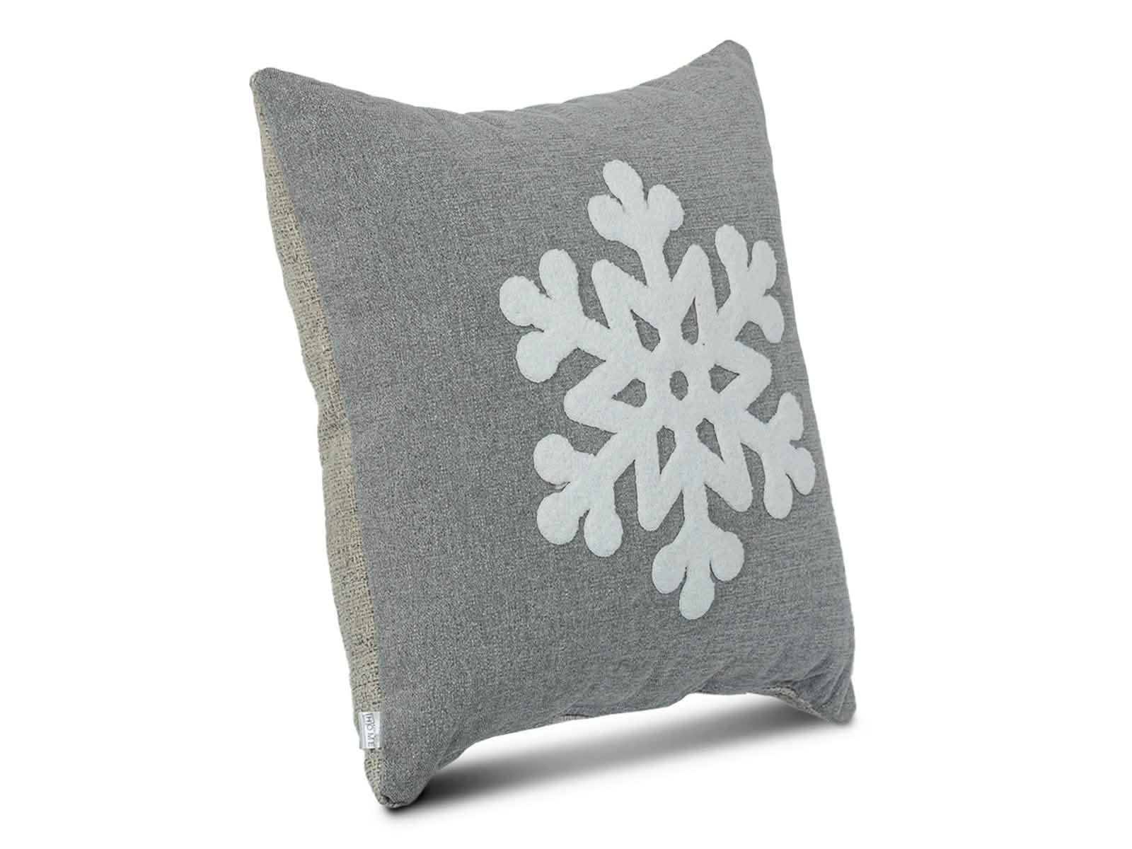 Cojin Gris Copo Navidad
