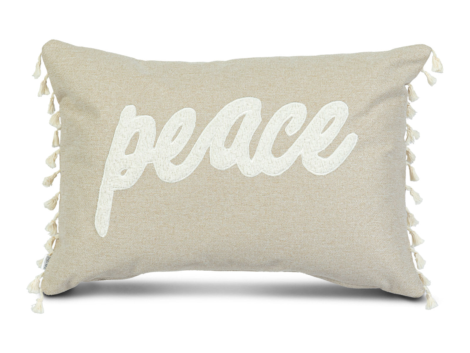 Cojin Beige Peace Navidad