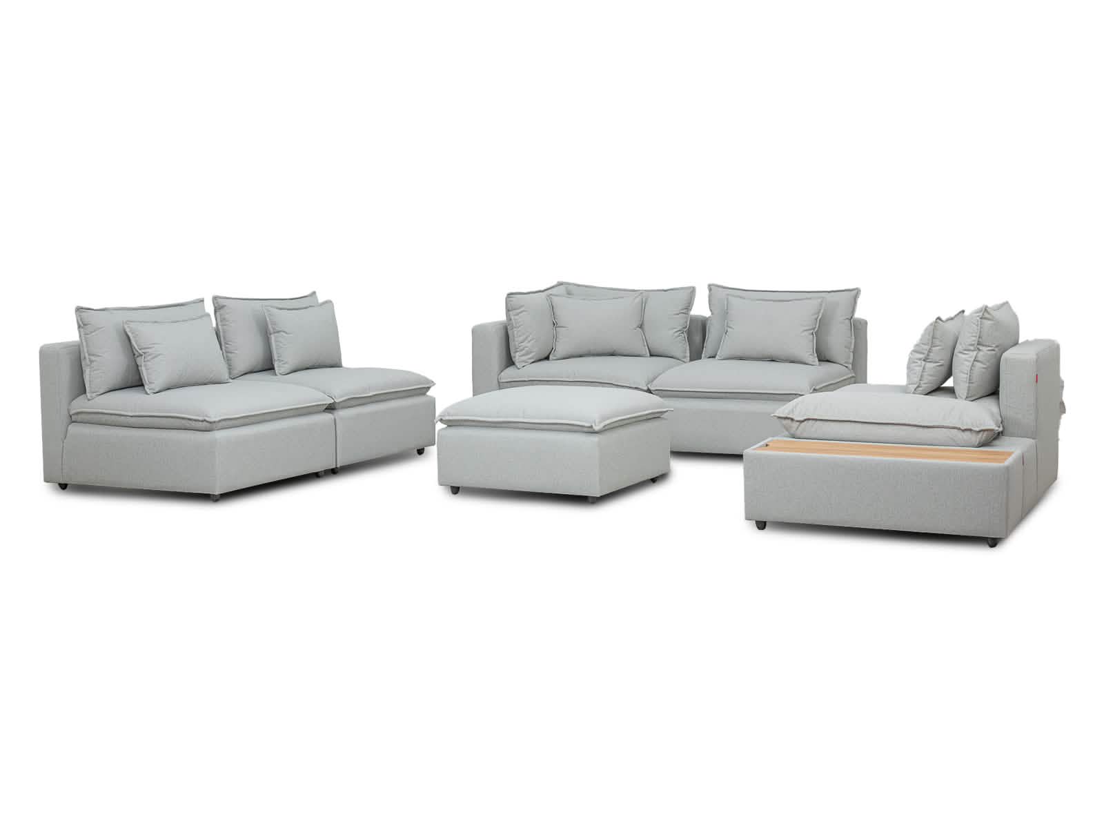 Sala Bella Modular 7P #Color_LightGrey"T36911"
