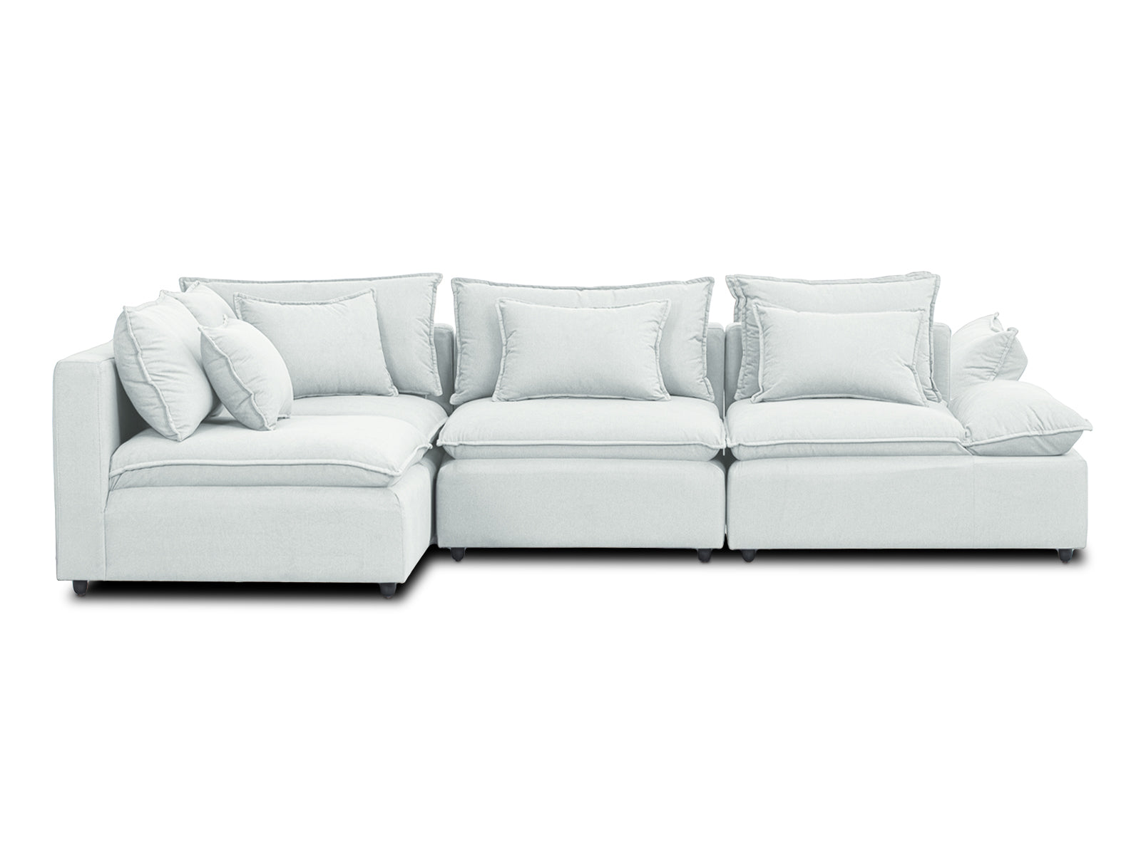 Sala Bella Modular 4P #Color_WhiteSmoke"T37110"